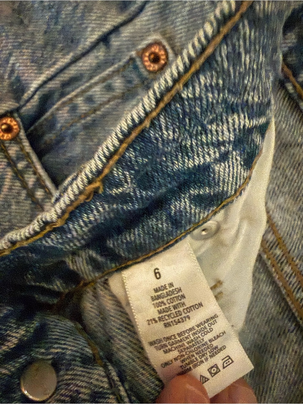 Aeropostale mid/high-ish waisted barrel jeans - Picture 3 of 5